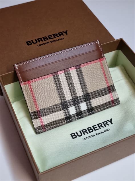 burberry cardholder wallet|Burberry card wallet men.